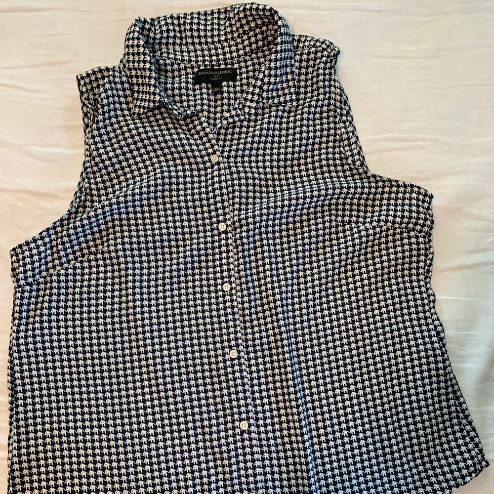 Banana Republic dress shirt elephants- CUTE!!!